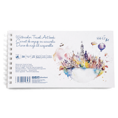 스몰트아트 워터컬러 트래블북 139 260g 150 x 280 mm, A5, 25매, 1개