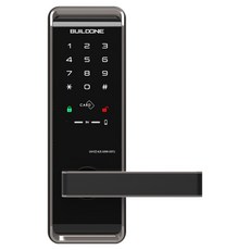 빌드원 아파트 현관문 레버형 번호키 카드키 손잡이 도어락 고객직접설치, BO-DM600S