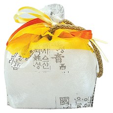 양지사 단아 훈민정음 주머니 L, 옐로우, 1개