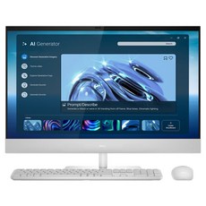 델 2026 올인원 27 코어Ultra5 인텔 14세대, 화이트, CEC27260-WP05KR, 1TB, 16GB, WIN11 Pro