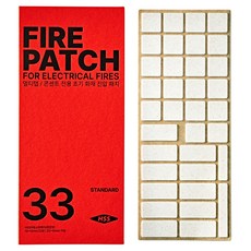 에이치에스에스 콘센트용 붙이는 소화패치 33p, 3g, 1개