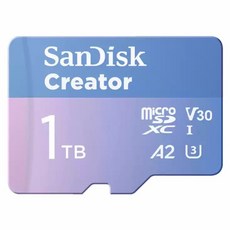 SanDisk 晟碟 SanDisk CREATOR Micro SD UHS-I 記憶卡 SDSQXAV-1T00-GN6MS, 1個, 1TB