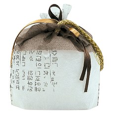 양지사 단아 훈민정음 주머니 L, 브라운, 1개