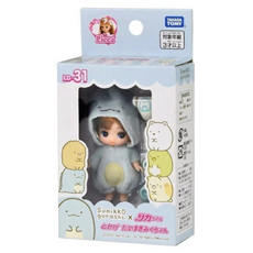 TAKARA TOMY Licca 莉卡娃娃 LD-31 角落小夥伴蜥蜴服裝美空 LA21357, 混和顏色, 1個