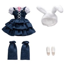 TAKARA TOMY Licca 莉卡娃娃 兔子吊帶裙服裝組 LA90509, 兔子吊帶裙, 1個