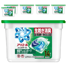 ARIEL 日本原裝進口 極淨進化4D室內晾衣洗衣球 綠色, 6盒, 14個裝