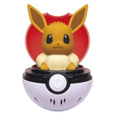 TAKARA TOMY PoKeMoN 寶可夢 彈彈有聲精靈球 伊布公仔 PC93890, 1個
