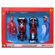bbUrago 1：43 法拉利 SF25 F1 賽車 僅44號 路易斯·漢米爾頓 v 2件組