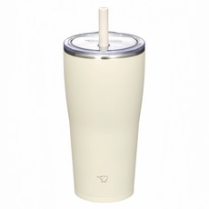 ZOJIRUSHI 象印 不鏽鋼真空吸管杯/保冰環保杯 SX-HA72H, 燕麥杏, 1個, 720ml