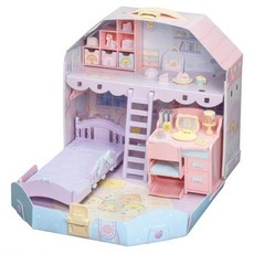 TAKARA TOMY Licca 莉卡娃娃 角落小夥伴夢想房屋提盒組 LA29748, 混和顏色, 1套