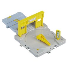 TAKARA TOMY PLARAIL 鐵道王國 多美火車 J-31 自動小汽車轉盤 TP95680, 灰色 + 黃色, 1個