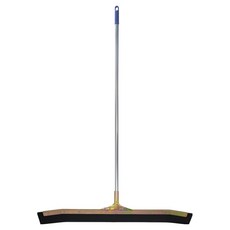 World Clean EVA 橡膠黑色除水拖把 92cm 彎曲型 + 鋁製拖桿 150cm 套組
