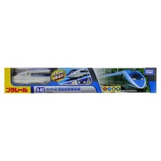 TAKARA TOMY PLARAIL 鐵道王國 多美火車 S-02 500系新幹線 附燈 TP81168, 白色 + 藍色, 1個