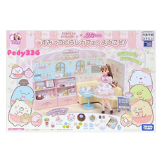TAKARA TOMY Licca 莉卡娃娃 角落小夥伴咖啡廳 LA18200, 混和顏色, 1套