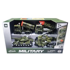 WENYI 緊急出動軍用車4件組, 混合顏色, 1套