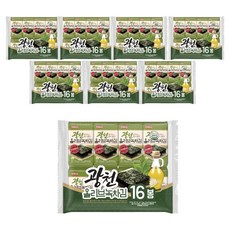 삼육김 광천 올리브 녹차 도시락김, 4g, 128개