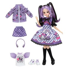 TAKARA TOMY Licca 莉卡娃娃 暗黑酷洛米豪華服裝組 LA09327, DX2, 1套