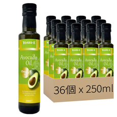 YOSHI-E 100%酪梨油, 6個, 250ml