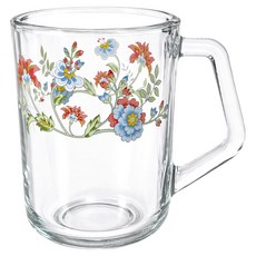 바칠레 편안한 손잡이 머그컵 350ml, 오리엔탈, 1개