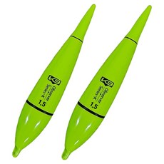 히트페이스 막대 전자찌 1.5 2p, 그린, 1개