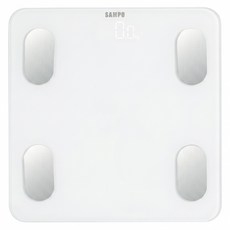 SAMPO 聲寶 14合1藍牙智能電子體重計/健康體脂計, 白色, 1個, BF-Z2306BL