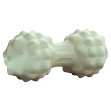 하미룸 TPR 고무 릴렉싱 땅콩형 듀얼 마사지볼, 버블그린, 1개