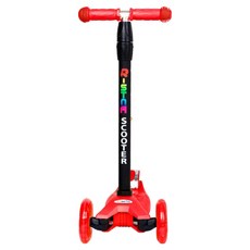 R-STAR 兒童用 Kids Run 兩輪三輪滑板車, 1個, 紅色