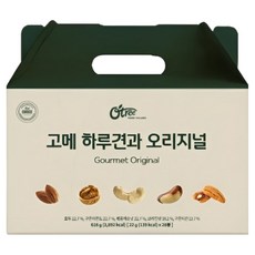 (주)오트리푸드빌리지 고메 하루견과 오리지널 28p, 616g, 1개