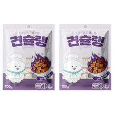견슐랭 강아지 간식, 연어, 100g, 2개