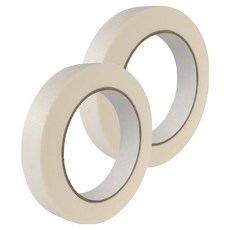 하우스코어 마스킹 테이프 화이트 25mm x 50m, 2개