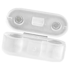 더원홈데코 버티컬 연결단추 20 x 7 mm, 30개, 투명