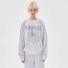 마르디 메크르디 WAFFLE OVERSIZED FLOWERMARDI SWEATSHIRT