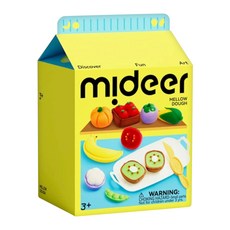 mideer 麥樂彩泥套裝, 蔬果探趣, 300g, 1套