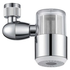 HOMIKO 萬向旋轉水龍頭延伸器/節水增壓器 晶鑽電鍍, 1個