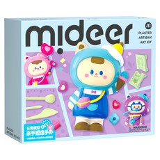 mideer 百變石膏彩繪套裝, 混和顏色, 1套