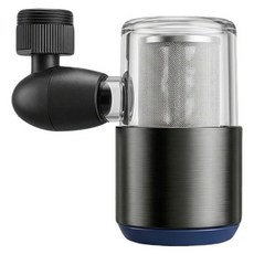 HOMIKO 萬向旋轉水龍頭延伸器/節水增壓器 典雅灰, 1個