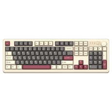 앱코 ABKO SOAI 콜라보 3모드 기계식 유무선 키보드, 경해축, Wine Gray, AF108PRO