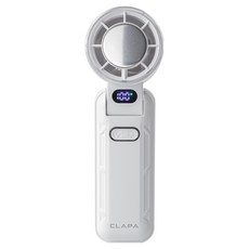 클래파 급속 냉각 무선 휴대용 핸디형 선풍기, BHF-360W, 화이트