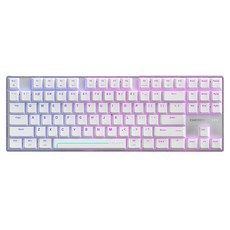 CHERRY 엑스트리파이 MX 8.2 PRO TKL 8K 한글각인 유무선 게이밍 키보드, 화이트, G8E-3885 MX 8.2 PRO TMR 화이트, 마그네틱축(자석축)
