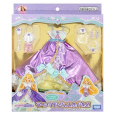TAKARA TOMY Licca 莉卡娃娃 亮彩公主變身美人魚禮服 LA15446, 混和顏色, 1個