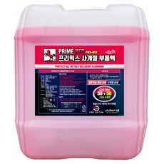 말표 물없이 바로쓰는 50:50 프리믹스 프리미엄 사계절 빨강 차량용 부동액, 1개, 18L