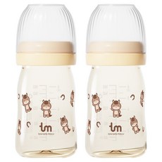 토비앤몰리 PPSU 마리 올데이 젖병 트윈팩, 바닐라, 2개, 180ml