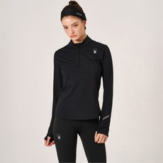SPYDER 女款跑步半拉鍊T恤 SPLPCNRL281W