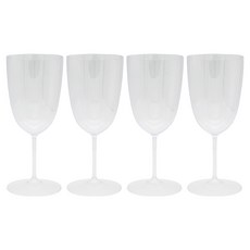 생활을그리다 플라스틱 와인잔 투명 4개, 240ml, 1세트
