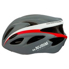 스포츠 경량 사이즈조절 헬멧 ss NURIM AERO S100, 라이트그레이, 1개
