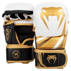 베넘 챌린저 3.0 스파링 MMA 글러브 양손착용 세트, 화이트 + 블랙 + 골드, 1세트 화이트 + 블랙 + 골드, 1세트