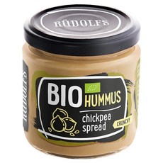 루돌프 유기농 후무스 병아리콩 스프레드, 180g, 1개