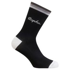 RAPHA Logo 自行車2 襪, 黑色, 1個