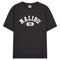 후아유 남녀공용 Malibu Logo T-shirt