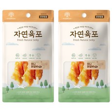 자연육포 강아지 미니 닭갈비, 80g, 2개, 닭고기